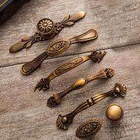 【cw】 Door Handles Noble Antique Drawer Pulls Cabinet and Knobs