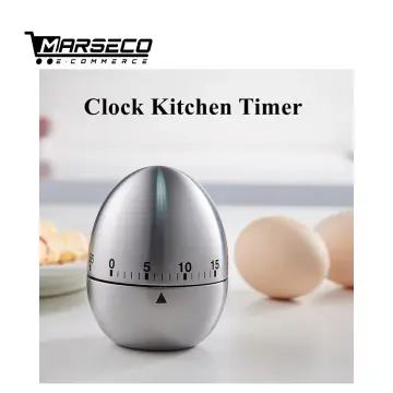 Mechanical Dial Cooking Kitchen Timer Alarm 60 Minutes Stainless Steel Kitchen  Cooking Tools Kitchen Egg Timer - China Cooking Timer, Egg Timer