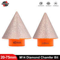 M14เพชร Chamfer Bits 20-75มม. เครื่องตัดกระเบื้อง Marble Concrete Hole Saw Masonry Drilling Crowns เครื่องมือก่อสร้าง