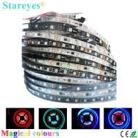 [ANYA Auto Parts] 1ชิ้น Magic สี SMD 5050 5M USC1903 WS2811 DC12V WS2812B DC5V RGB LED Strip แอดเดรสแอดเดรสดิจิตอล Led Tape Light