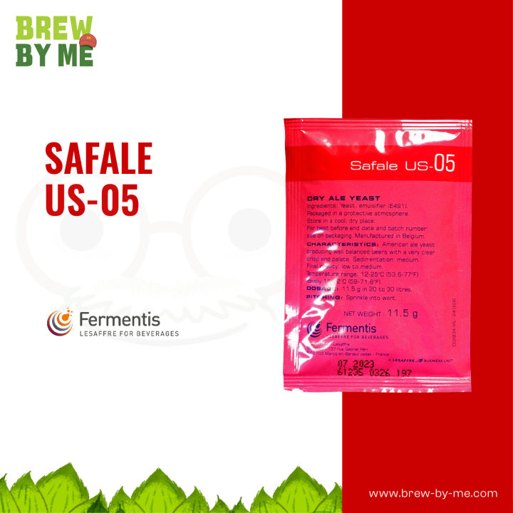 ยีสต์ทำเบียร์ SafAle™ US-05 – Fermentis #Homebrew