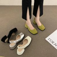 Женские Сандалии Summer New Fashion Baotou Sandals Square Heel Thick Sole High Heels Outdoor Casual Womens Sandals Женщины