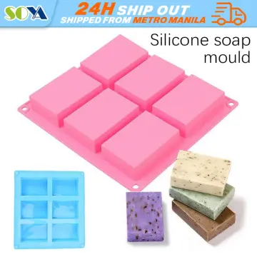 Buy Rectangle Shape Silicone Mold ( 6 Cavities ) Online