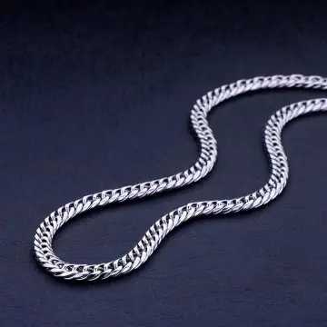 Fashion Men's Steel Necklace Titanium Necklace Chain 3mm-4mm K6A3 | eBay