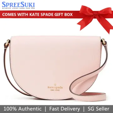 Kate Spade Carson Saffiano Leather Crossbody bag Convertible Pink Ruby NWT
