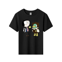 Kids T-Shirt cartoon Sarah &amp; Duck graphic Tops Boys Girls Distro Age 1 2 3 4 5 6 7 8 9 10 11 12 Years