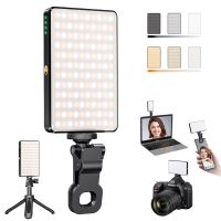 New 120 LED High Power Selfie Light Phone Light Rechargeable Portable Fill Light with ColdShoe for Video Conference Photography