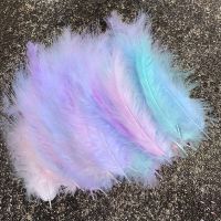 50pcs Plumes 4-6 Inches 10-15cm Turkey Marabou Feather Fluffy Wedding Jewelry Accessories Feathers