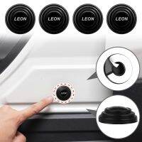 4PCS/8PCS Luminous Car Door Shock Absorber Soundproof Buffer Stickers For Seat Leon 2015 2021 Auto Accessories