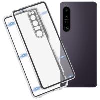 (EForgalaxy) สำหรับ Sony Xperia 1 IV HD เคสโทรศัพท์กระจกเทมเปอร์โลหะแม่เหล็ก (คลังสินค้าพร้อม)