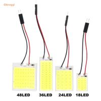 CHENGGI โคมไฟท้ายรถ T10อะไหล่ทดแทนอัตโนมัติอะแดปเตอร์ Led 36SMD 24SMD โคมไฟป้ายทะเบียน48SMD โคมไฟแผงรถยนต์ไฟ LED รถยนต์อ่านหนังสือในรถยนต์หลอดไฟโคมไฟ COB รถยนต์โดม