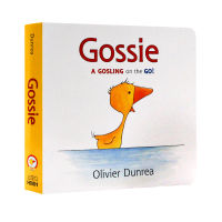 Original English version of gossip a gosling on the go cardboard book of gossies and friends 2-5 years old English Enlightenment verb sentence pattern Olivier dunrea picture book