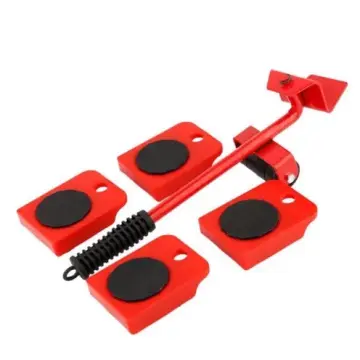 Easy Furniture Appliance Lifter And Rollers Wheels Moving Tools Transport 5  Set House Heavy Duty Keimav