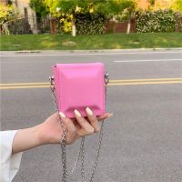 LASGO Fashion texture small square bag female 2023 summer mini chain messenger bag personality trend casual messenger bag 〖WYUE〗