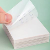 Transparent sticky notes 50 Sheets pack notepad memo pad It Stationery tabs Notes for books