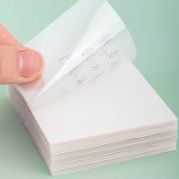 Transparent sticky notes 50 Sheets pack Post notepad memo pad It Stationery sticky tabs Notes for books