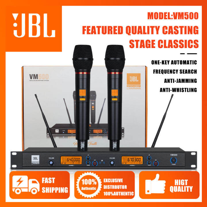 Jbl Wireless Microphone Vm All Metal Adjustable Volume Professional Microphone For Home Ktv