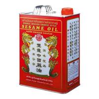 มังกรคู่ น้ำมันงาจีน ขนาด 3ลิตร Sesame Oil Double Dragon Chinese Style