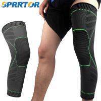 1Pcs Full Leg Compression Sleeve for Men amp; Women Long Knee Brace Sleeve for Basketball Arthritis Cycling Sport