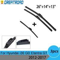 Wiper Front amp; Rear Wiper Blades Set For Hyundai i30 GD Elantra GT 2012 2013 2014 2015 2016 2017 Windshield 26 quot;14 quot;13 quot;