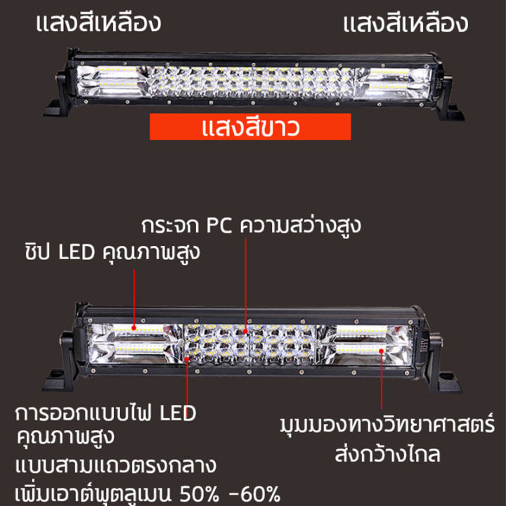 สว่างขึ้น-1-000-เท่า-12v-80v-ไฟสปอตไลท์-led-12v-ไฟสปอร์ตไลท์รถยนต์-ไฟสีเหลือง-ไฟสีขาว-ไฟแฟลช-3-in-1-ไฟสปอร์ตไลท์-led-12v-สปอทไลท์-led12v-led-รถยนต์ไฟหน้ารถ-ไฟ-led-รถยนต์-ไฟledไฟหน้ารถ-ไฟต่ำ-ไฟตัดหมอก-