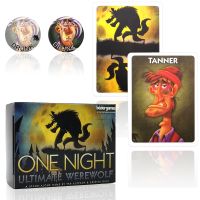 【Study the folder well】  One Night Ultimate Werewolf เกมกระดาน Alien Daybreak Villains โบนัส Vampire การ์ดเกมสำหรับเด็กผู้ใหญ่ Home Party เล่นไพ่