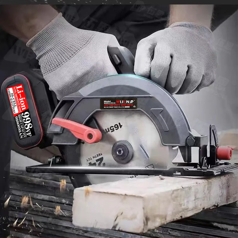 Small battery operated online circular saw