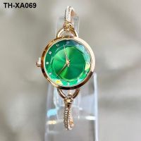 New watch womens dial slim trendy quartz bracelet