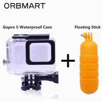 ORBMART 45เมตรกันน้ำที่ครอบคลุมกรณีที่อยู่อาศัยลื่นลอยมือถือ S Elfie ติดสำหรับไปโปร Gopro ฮีโร่5 6 7กล้อง