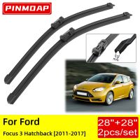 สำหรับ Ford Focus 3 Hatchback 2011 2012 2013 2014 2015 2016 2017แปรงใบปัดน้ำฝนด้านหน้าใบมีดอะไหล่