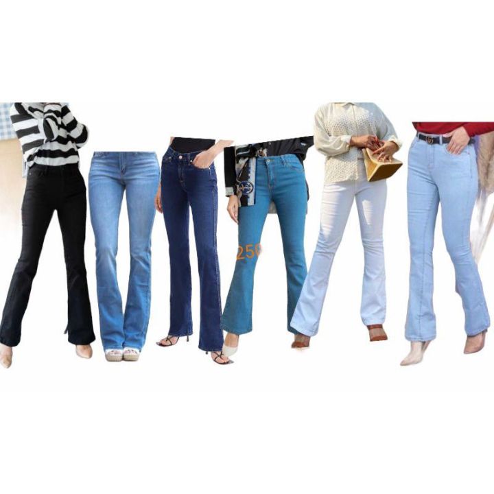 women-bootcut-jeans-pant-for-women-good-quality-ready-stock