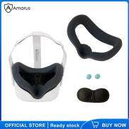 Amorus Ốp Bảo Vệ Chống Bụi Chống Xước VR Cho Oculus Quest 2 Ốp Ống Kính Áo