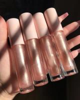 Lipgloss Oil Base Private Label Kids Custom Unbranded Set Glitter Makeup Floral Christmas Clear Tube Beautiful Lip Gloss