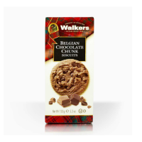 วอล์คเกอร์สบิสกิตช็อกโกแลตชังค์ 150กรัม Walkers Chocolate Chunk Biscuit 150G.