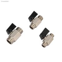 ✴♂ 1/4 3/8 1/2 Male Thread Brass Ball Valve Air Compressor Valve Water Gas Oil Shut Off Valve High Temperature Pipe Fitting 1Pc