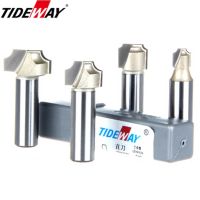 Tideway Professional Grade Woodworking Cutters CNC Tool Clearing Bit Round Bottom Door Core Cutter Trim Milling Cutter For Wood