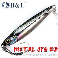 Sea Fishing Slow Jig Metal Jigging Spoon 3D Print Laser Artificial Bait Boat Fishing Jig Lures Super Hard Fish Fishing Lures