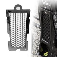 Black Motorcycle Radiator Honeycomb Grille Guard Cover Protector For Harley Softail Street Bob Fat Boy FX Breakout Deluxe