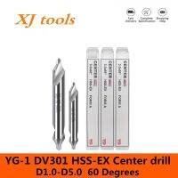 YG-1 DV3010 HSS-EX 60 องศาดอกสว่านศูนย์ชนิด A ดอกสว่านศูนย์ D1.0 D1.5 D2.0 D2.5 D3.0 D4.0 D5.0 การประมวลผลสแตนเลส เซนต์