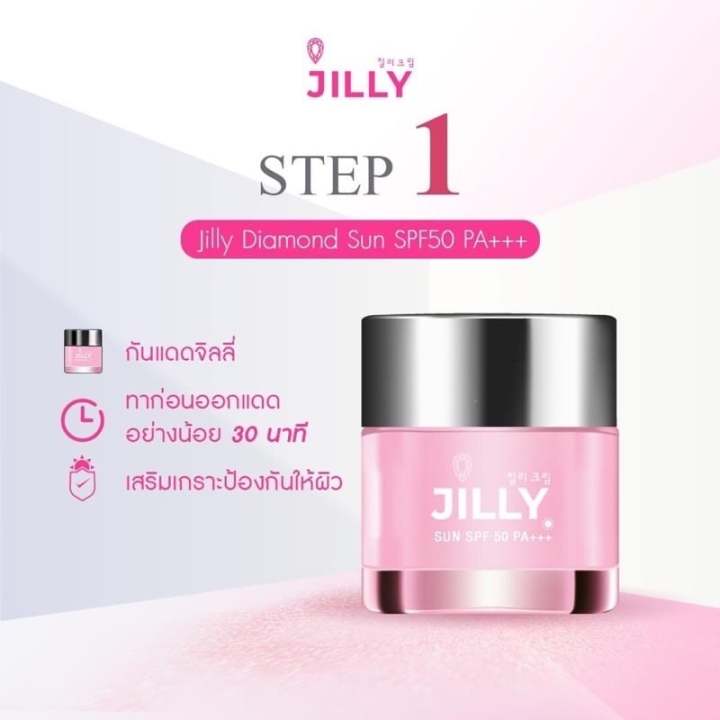 jilly-cream-กันแดดหน้าฉ่ำเงา-spf50