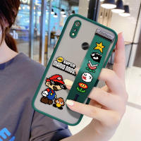 UCUC (สายรัดข้อมือ) เคสมือถือ เคสโทรศัพท์ เคส Realme 3 Pro Casing กันกระแทก Frosted กลับการ์ตูน Super Mario Bros เกมเคสใส่โทรศัพท์ Soft Edge Full ฝาครอบเลนส์ป้องกันเลนส์โทรศัพท์บางเฉียบกรณี