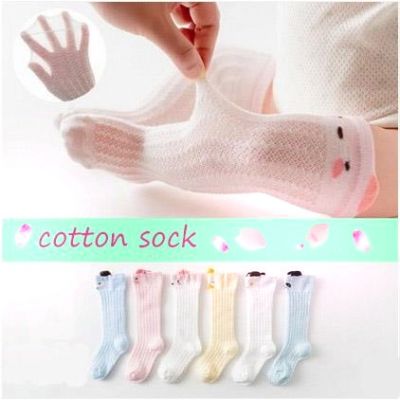 Baby Girl Socks Summer Cotton Cartoon Design Cute Long Socks Children Soft Socks