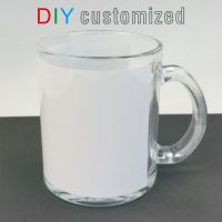 hotx【DT】 320ML 11oz Glass Mug Personalized Mugs Cup Print Picture Photo Text