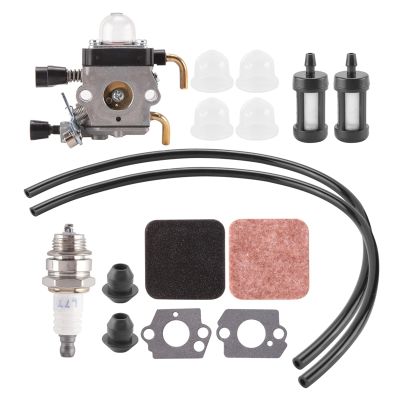 FS85 FS80 Carburetor for Stihl FS75 FS80R FS85 FS85R FS85T FS85RX String Trimmer Weedeater C1Q-S97 Carb W/Fuel Repower Kit Air Filter