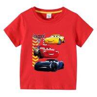 เด็กเสื้อยืดเด็กเสื้อผ้ายานพาหนะรถยนต์ Lightning Mcqueen 95เสื้อผ้าเสื้อยืดงานเลี้ยงวันเกิดท็อปส์ประเดิมเด็กการ์ตูนเสื้อผ้าแขนสั้นผ้าฝ้ายสำหรับ1 2 3 4 5 6 7 8ปี