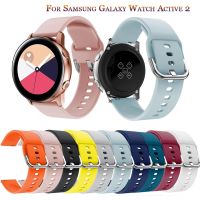 Active2 20มม.สายนาฬิกาสำหรับSamsung GalaxyนาฬิกาActive 2 40มม.44มม.นาฬิกาสร้อยข้อมือริสแบนด์ซิลิโคน