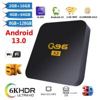 Q96 X3กล่องสมาร์ททีวี13 Allwinner H313 Quad Core 6K HDR UHD 8GB 128GB 2.4G WIFI กล่องสมาร์ททีวีกล่องกล่องแบบรวดเร็วมาก