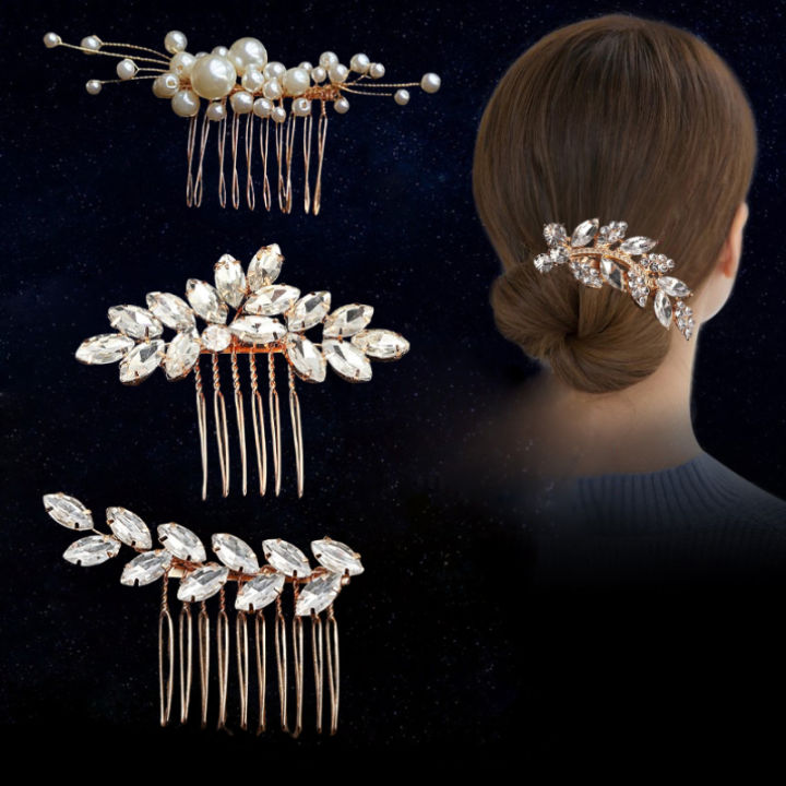 korean-version-of-the-new-bride-diamond-headdress-simple-temperament-insert-comb-alloy-hair-comb-exquisite-hair-accessories