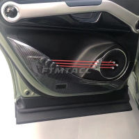 สำหรับ BYD YUAN Plus EV Atto 3 2022 2023 ABS คาร์บอนไฟเบอร์ประตู Anti Kick Pad สติกเกอร์ป้องกันรถอุปกรณ์เสริม