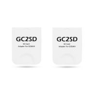 2Pcs GC2SD Micro-SD Card GC2SD GC to SD Card Adapter for Nintendo GameCube Wii Consoles SD2SP2